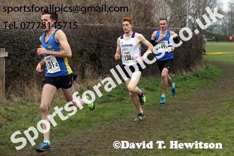 Senior mens 2018 Durham Cathedral Cross Country Relay. Photo:  David T. Hewitson/Sports for All Pics